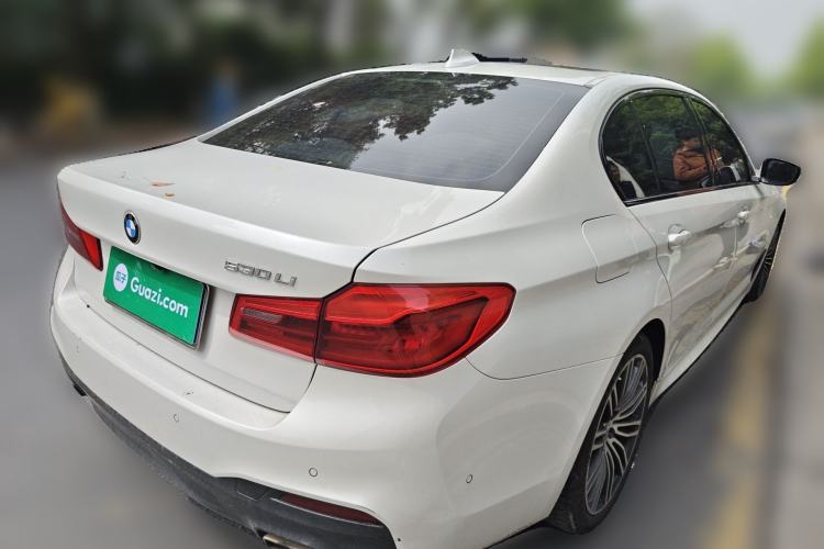 Used BMW 5 Series 2019 530Li Luxury Edition M Sport Package Rear Right 45 Deg