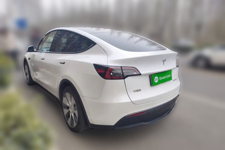 Used Tesla Model Y 2021 Standard Range Rear-Wheel Drive Version Rear Left 45 Deg