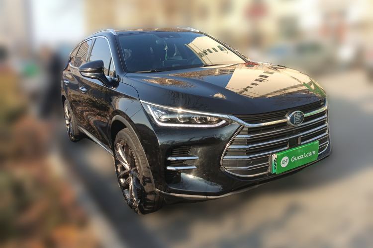 Used BYD Tang New Energy 2018 DM 2.0T All-Wheel Drive Smart Connectivity Luxury Model 7 Seats China V Emission Standard Front Right 45 Deg