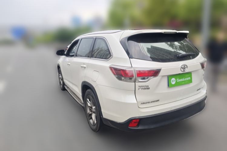 Used Toyota Highlander 2017 2.0T Four-Wheel Drive Luxury Edition 7 Seats Rear Left 45 Deg