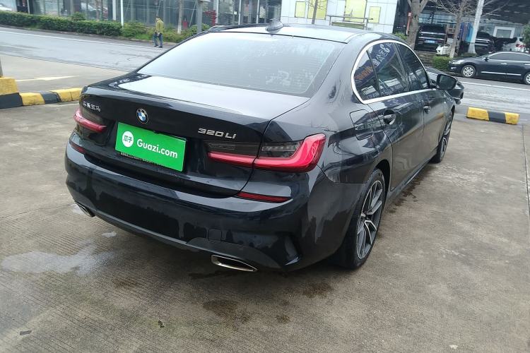 Used BMW 3 Series 2021 320Li M Sport Package Rear Right 45 Deg