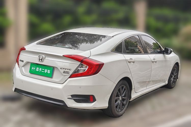 Used Honda Civic 2019 220TURBO CVT Dynamic Edition China VI Rear Right 45 Deg