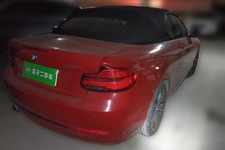 Used BMW 2 Series 2018 220i Convertible Coupe Sports Design Package Rear Right 45 Deg