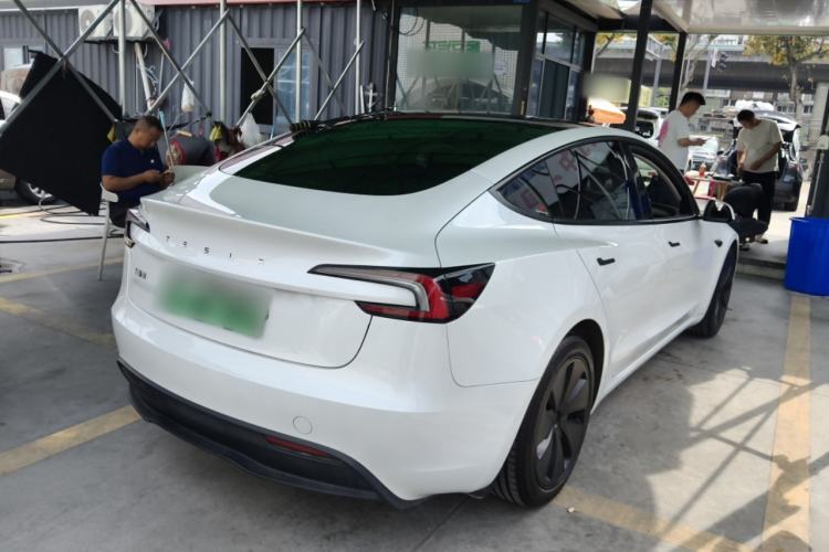 Used Tesla Model 3 2025 Rear-Wheel-Drive Version Rear Right 45 Deg