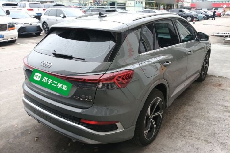 Used Audi Q4 e-tron 2024 40 e-tron Boundary Edition Rear Right 45 Deg