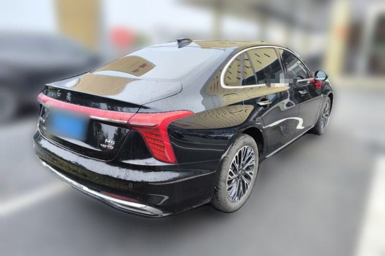 Used Hongqi H5 2025 2.0T Automatic Flag Edition – 500 000 Units Commemorative Version Rear Right 45 Deg