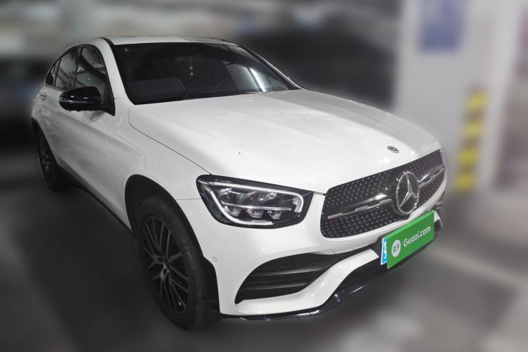 Used Mercedes-Benz GLC Coupe 2021 GLC 260 4MATIC Coupe SUV Front Right 45 Deg