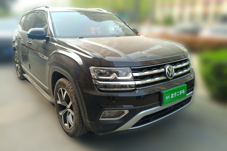 Used Volkswagen Teramont 2020 380TSI Four-Wheel Drive Luxury Version China VI Standard Front Right 45 Deg