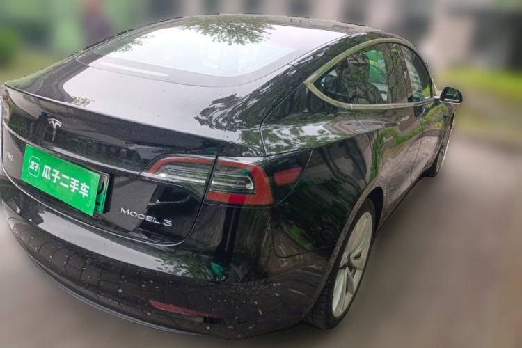 Used Tesla Model 3 2020 Refreshed Version Long-Range Rear-Wheel Drive Rear Right 45 Deg