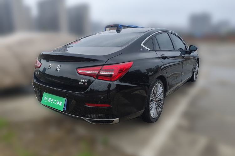 Used Hongqi H5 2022 Classic Model Facelift 1.8T Automatic Smart Connect Flagship Edition Rear Right 45 Deg