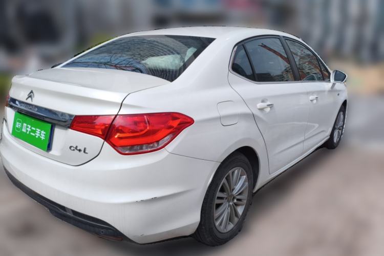 Used Citroen C4L 2013 1.8L Automatic Jingzhi Edition Rear Right 45 Deg