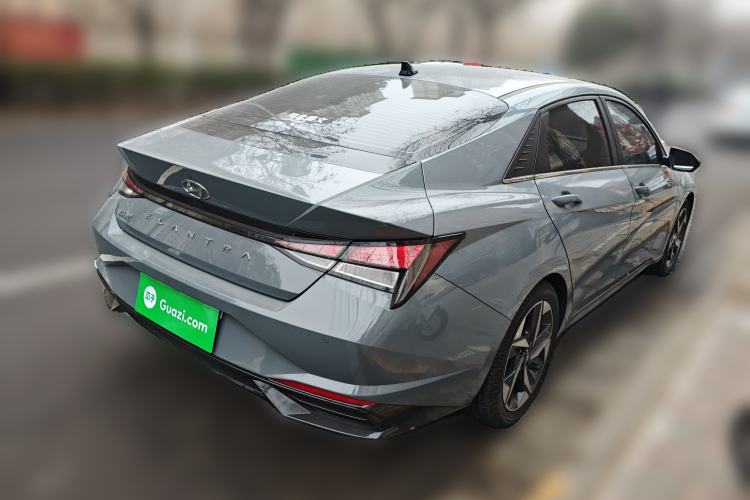 Used Hyundai Elantra 2022 1.5L CVT GLX Elite Edition Rear Right 45 Deg