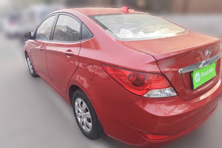 Used Hyundai Verna (older generation) 2010 Sedan 1.4L Manual Comfort GS Rear Left 45 Deg
