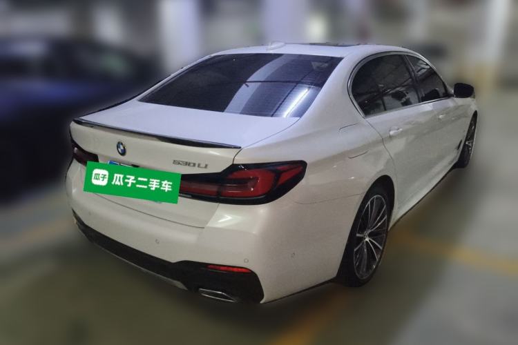 Used BMW 5 Series 2022 530Li Leading Model M Sport Package Rear Right 45 Deg