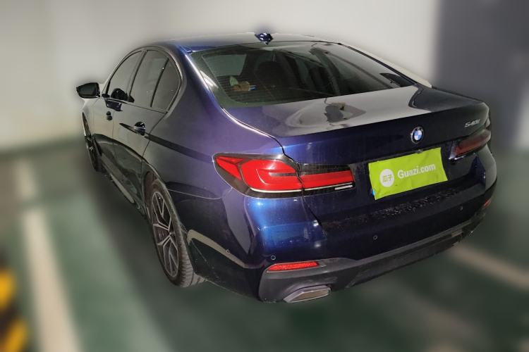 Used BMW 5 Series 2021 540i Sport Line M Sport Package Rear Left 45 Deg