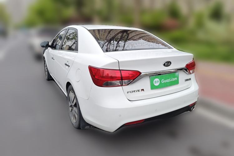 Used Kia Forte 2014 1.6L AT Premium Model Rear Left 45 Deg