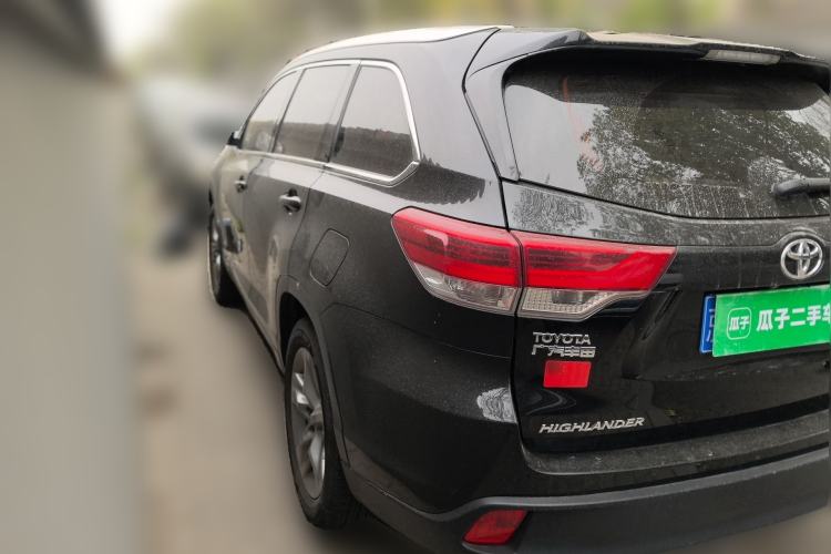 Used Toyota Highlander 2018 2.0T Four-Wheel Drive Luxury Edition 7 Seats China V Emission Standard Rear Left 45 Deg