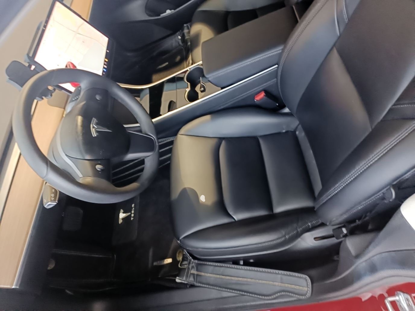 Vordere Reihe im Auto