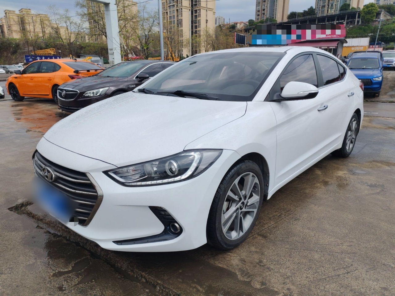 تحت مقدمة السيارة