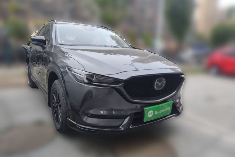 Used Mazda CX-5 2021 2.0L Automatic Two-Wheel Drive Black Knight Front Right 45 Deg