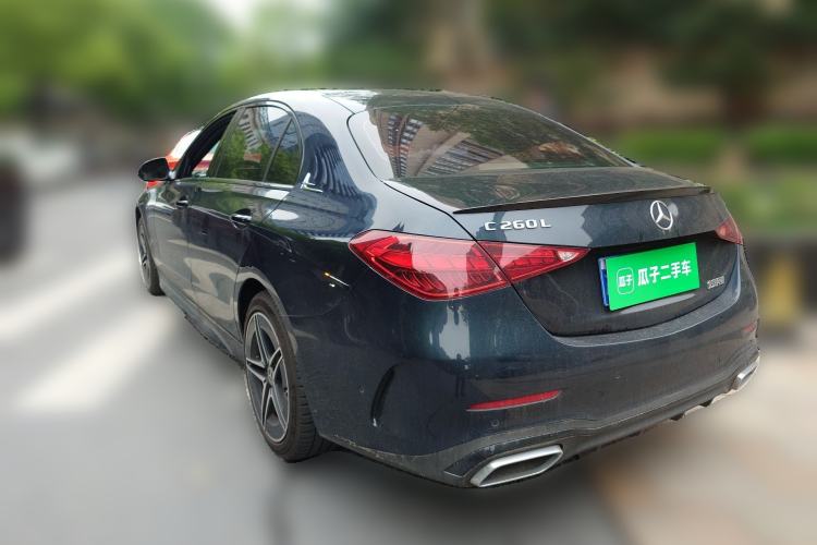 Used Mercedes-Benz C-Class 2023 Restyled C 260 L Night Edition Sports Version Rear Left 45 Deg