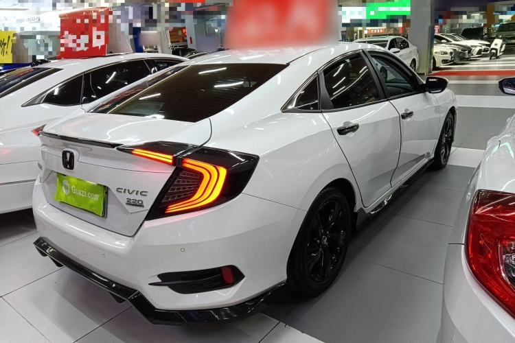 Used Honda Civic 2019 220TURBO CVT Dynamic Edition China VI Emission Standard Rear Right 45 Deg