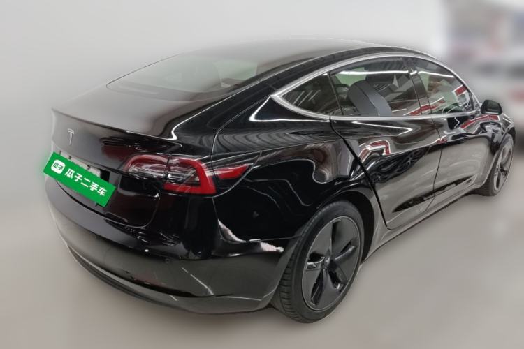 Used Tesla Model 3 2019 Long-Range Rear-Wheel-Drive Version Rear Right 45 Deg