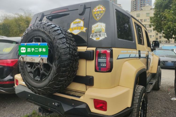 Used BAIC Off-Road BJ40 2019 2.3T Automatic Four-Wheel Drive Ring the Tower Champion Edition China VI Rear Right 45 Deg