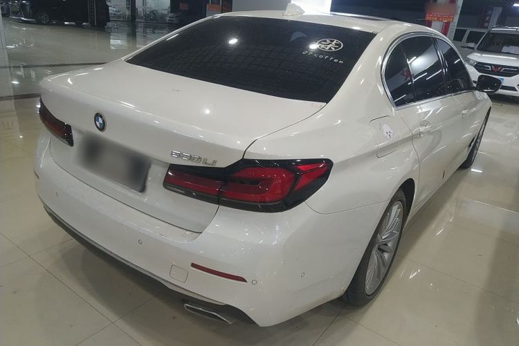 Used BMW 5 Series 2021 530Li Luxury Edition Premium Package Rear Right 45 Deg