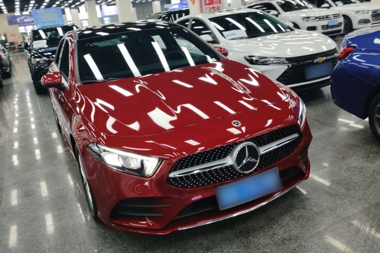 Used Mercedes-Benz A-Class 2022 Restyled A 200 L Sport Sedan Fashion Version Front Right 45 Deg