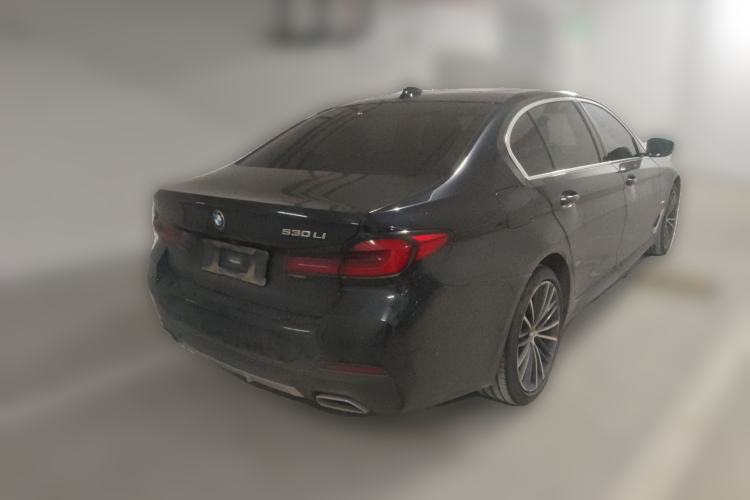 Used BMW 5 Series 2021 530Li Leading Model M Sport Package Rear Right 45 Deg