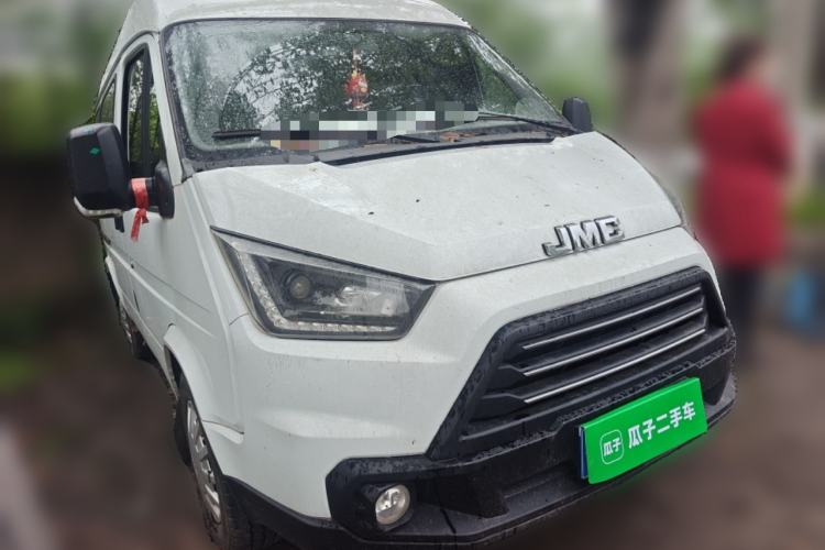 Used JMC Transit 2017 2.8T Commercial Version Short Wheelbase Mid-Roof 6/7/8-Seater JX493 Front Right 45 Deg