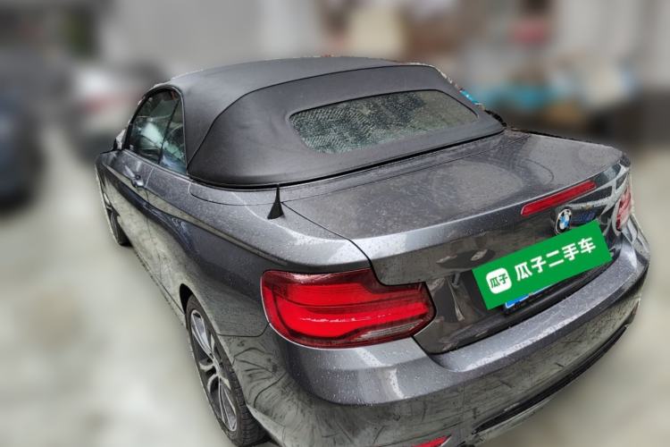 Used BMW 2 Series 2019 225i Convertible Coupe Sports Design Package Rear Left 45 Deg