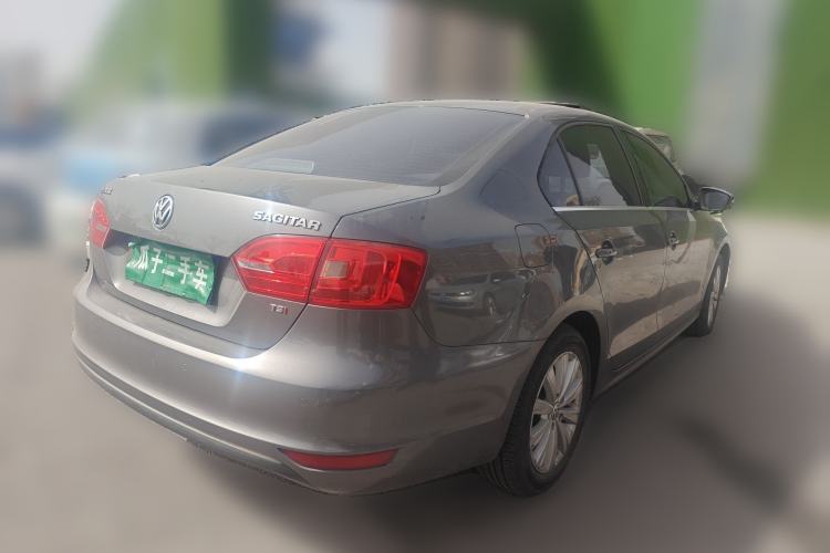 Used Volkswagen Sagitar 2014 1.4TSI Automatic Luxury Model Rear Right 45 Deg