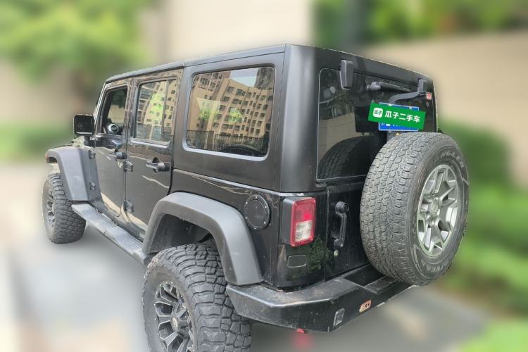 Used Jeep Wrangler 2012 3.6L Sahara Four-Door Edition Rear Left 45 Deg