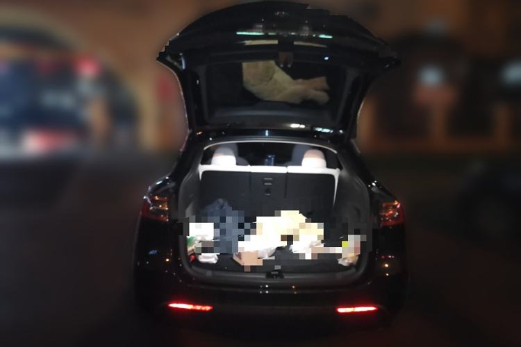 Used Tesla Model Y 2022 Revised Version Long-Range All-Wheel Drive Trunk