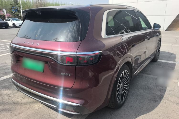 Used Hima AITO M8 2025 Extended-Range Ultra Version 53.4 kWh 5-Seater Edition Rear Right 45 Deg