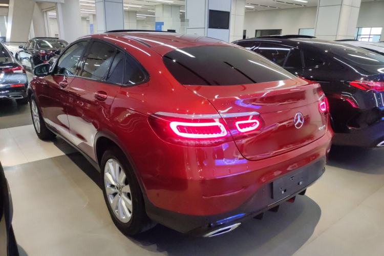 Used Mercedes-Benz GLC Coupe 2020 GLC 260 4MATIC Coupe SUV Rear Left 45 Deg