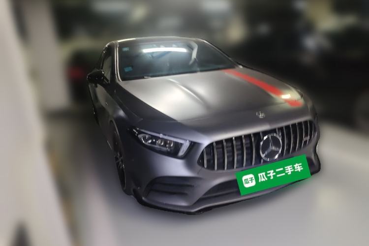 Used Mercedes-Benz A AMG 2022 AMG A 35 L 4MATIC Front Right 45 Deg