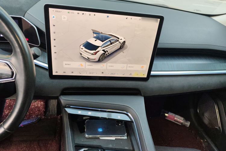 Used Zeekr 001 2022 Ultra-Long Range Single-Motor WE Version Audio And AC Panel