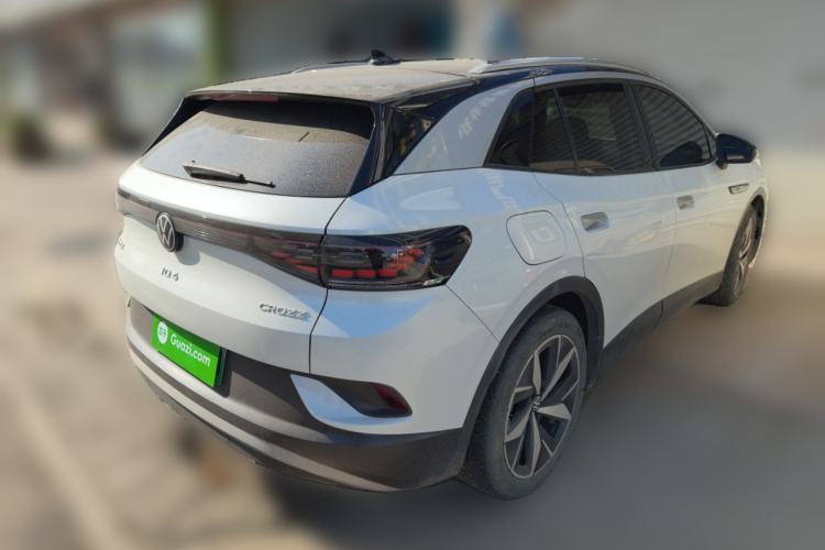 Used Volkswagen ID.4 CROZZ 2021 Long-Range PRO Two-Wheel Drive Version Rear Right 45 Deg