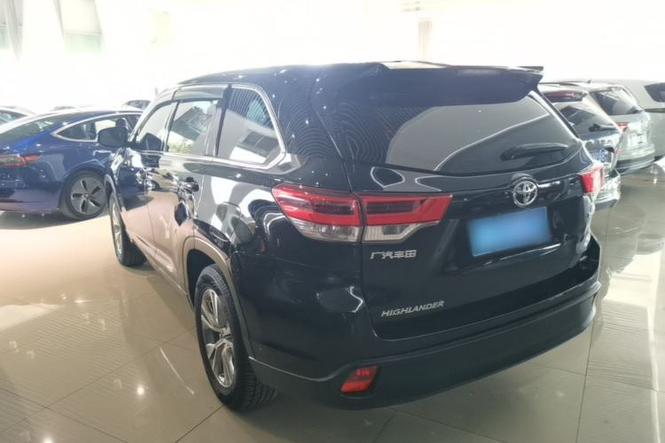 Used Toyota Highlander 2021 2.0T Four-Wheel Drive Elite Edition 7-Seater Rear Left 45 Deg