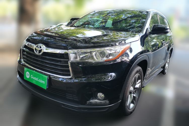 Used Toyota Highlander 2015 2.0T Four-Wheel Drive Luxury Edition 7-Seater Guazi used car, China used car export, Used car for sale, Used cars, Cheapest cars for sale
