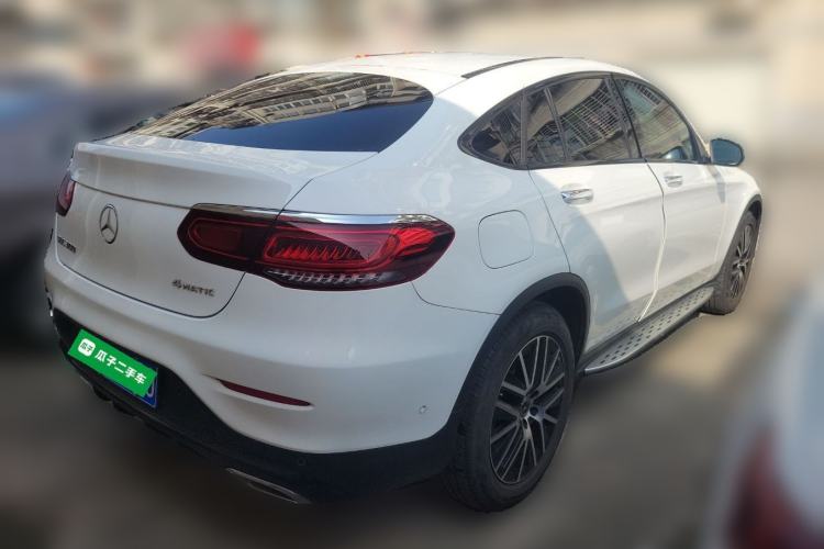 Used Mercedes-Benz GLC Coupe 2022 Refreshed GLC 300 4MATIC Coupe SUV Rear Right 45 Deg