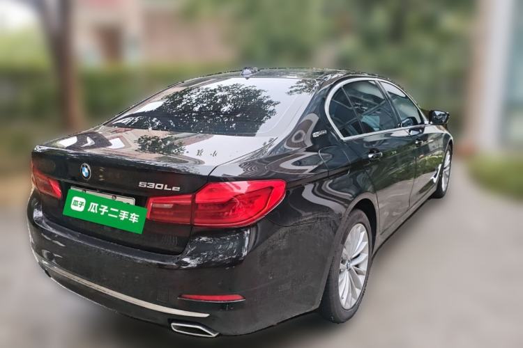 Used BMW 5 Series New Energy 2019 Updated Version 530Le Luxury Package Rear Right 45 Deg