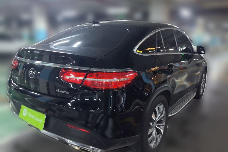 Used Mercedes-Benz GLE Coupe 2017 GLE 400 4MATIC Coupe SUV Rear Right 45 Deg