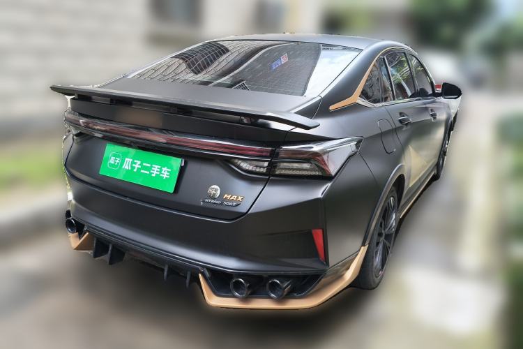 Used Dongfeng Aeolus Yixuan MAX 2021 1.5T Dark Night Holy Light Edition (Hybrid) Rear Right 45 Deg