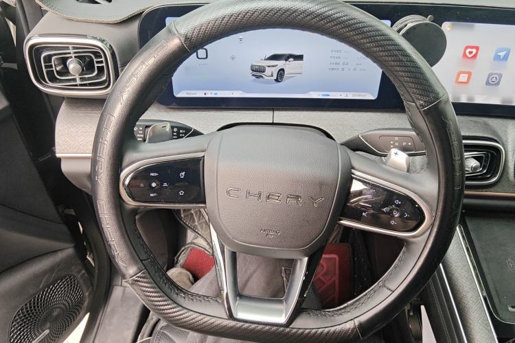 Used Chery Tiggo 9 2023 2.0T Dual-Clutch Two-Wheel Drive Luxury Edition 7 Seats Steering Wheel