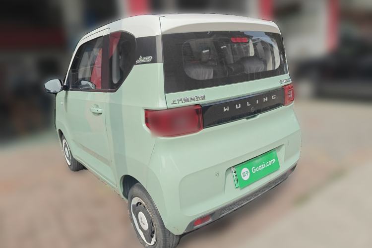 Used Wuling Hongguang MINIEV 2021 Macaron Fashion Model Lithium Iron Phosphate Rear Left 45 Deg