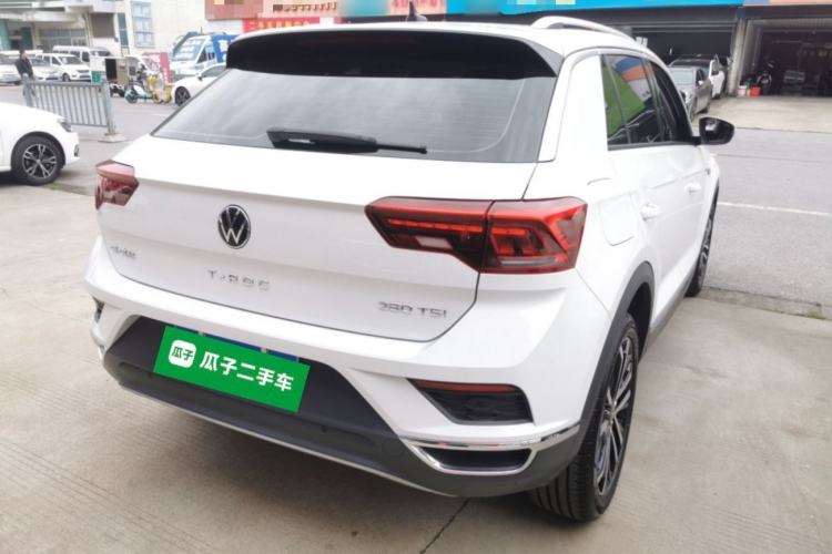 Used Volkswagen T-ROC 2022 280TSI DSG Two-Wheel Drive Comfort PLUS Rear Right 45 Deg